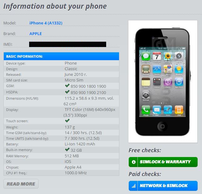 imei-iphone-4