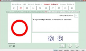 software di simulazione per l'esame teorico della patente e patentino