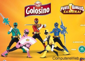 gioco con Power Rangers