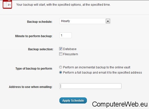 backup automatico