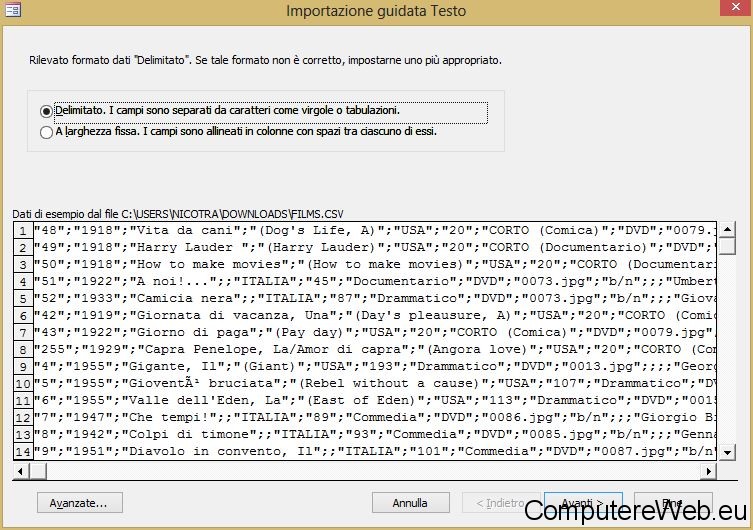access-importa-database