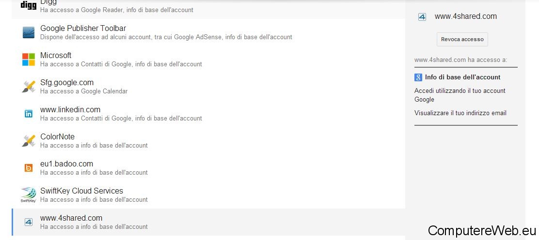 google-autorizzazioni