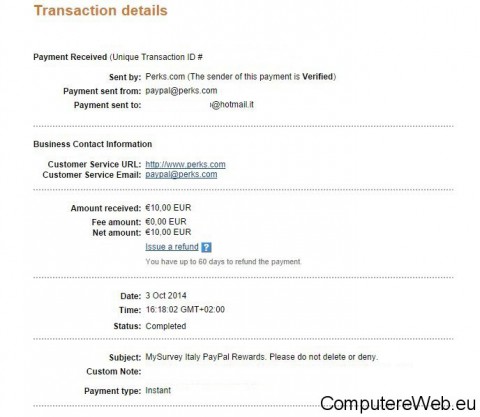 mysurvey-paypal