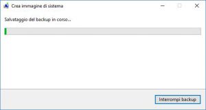 Avvio backup